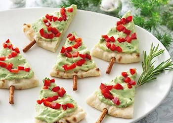 Arbolitos de guacamole
