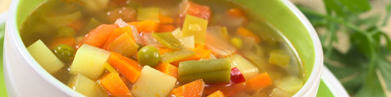 comer solo caldos o sopas