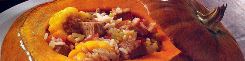 Carbonada de pulpa de calabaza