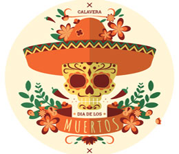 festejo en mexico - dia de los muertos